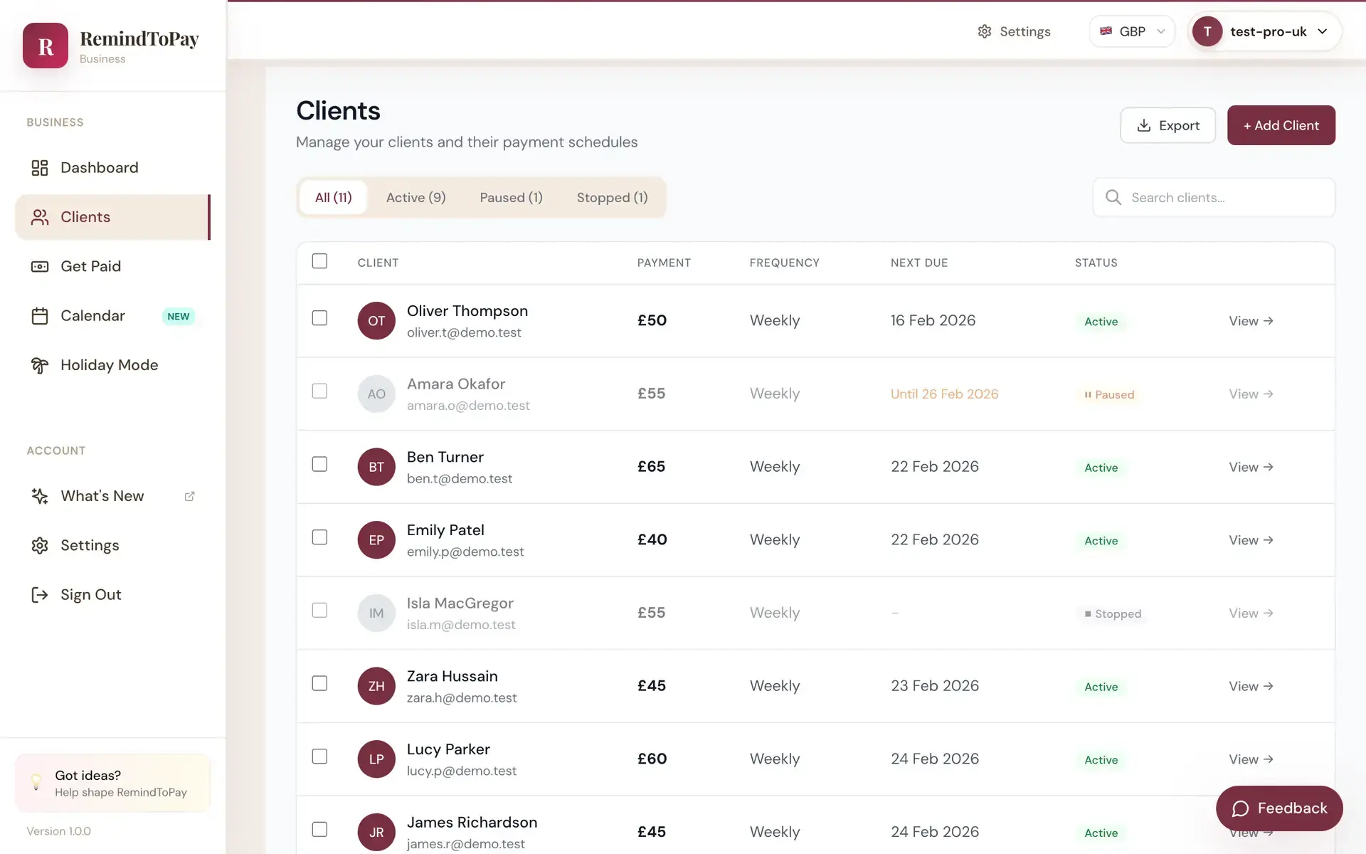 Manage Clients Effortlessly